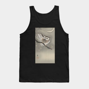 Moon and Owl by Koson Ohara Tank Top